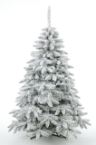 Umelý vianočný stromček smrek, zasnežené 2D ihličie, 180cm