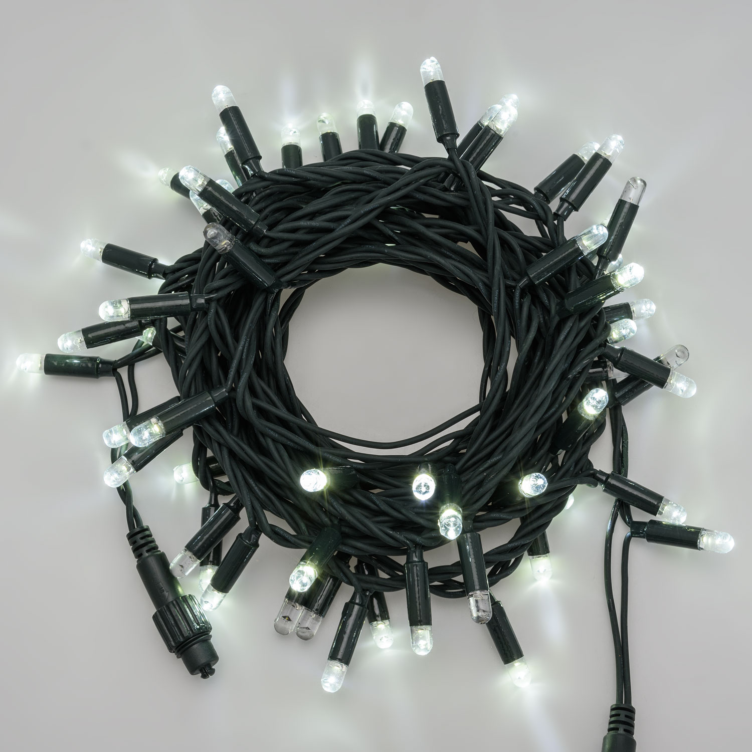 LED reťaz 10m 60 SUPER LED prepojiteľné PROFI 2-pin 230V vonkajšie, studená biela