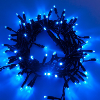 LED reťaz 10m 120 MAXI LED prepojiteľné PROFI 2-pin vonkajšie, modrá