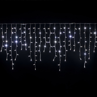 LED kvapľník 3x0, 9m 228 MAXI LED prepojiteľné PROFI 2-pin vonkajšie, st. biela