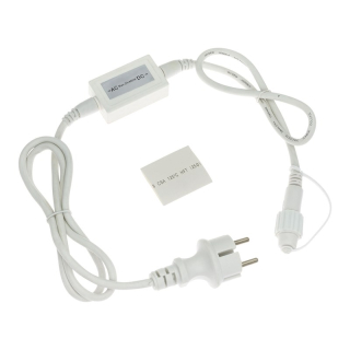 Napájací kábel pre LED vianočné osvetlenie PROFI 2-pin, 1,5m biela